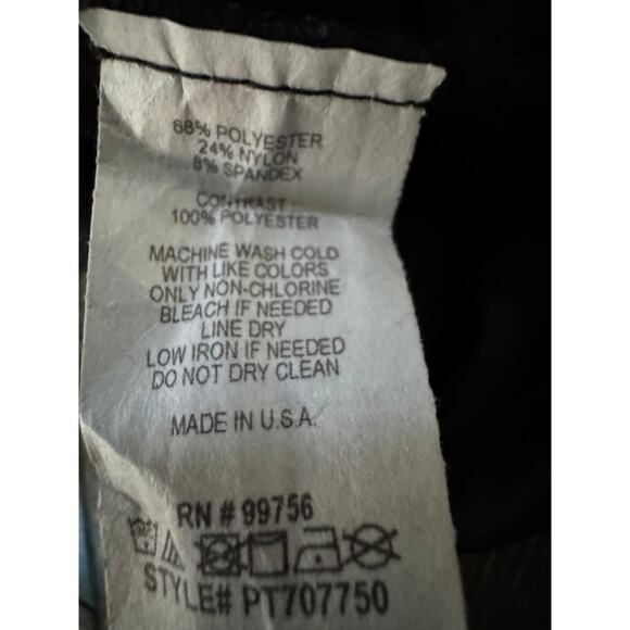 Painted Threads Whimsigoth Fairy Grunge Black Velvet Burnout Top Blouse Size M - Picture 7 of 10